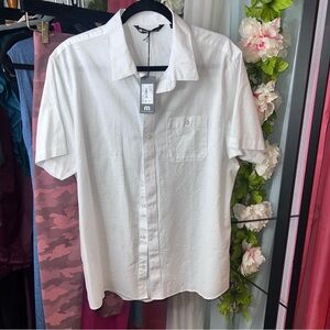 Travis Mathew Studebaker White Shirt